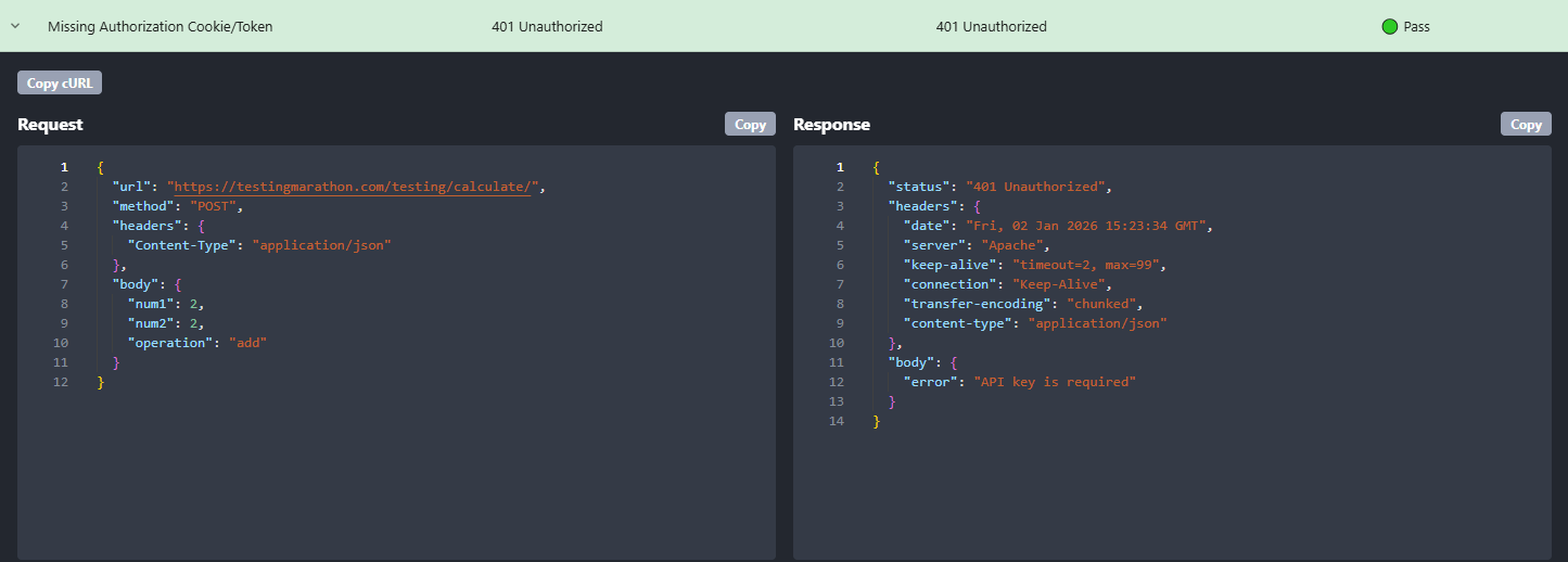 Missing Authorization Cookie Token test in Rentgen