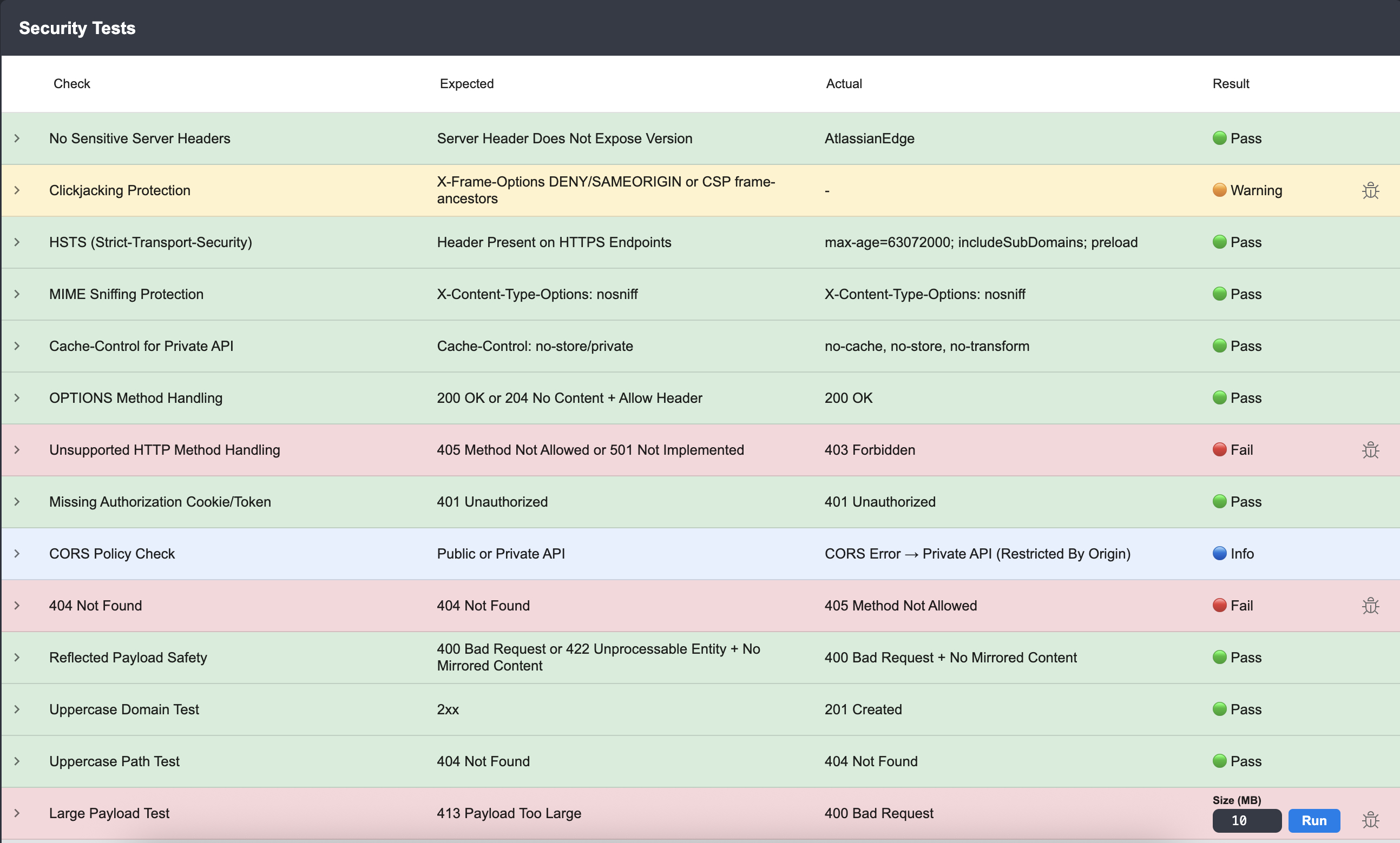 Jira API request used as input for Rentgen